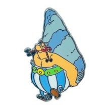 Obelix trägt einen Hinkelstein